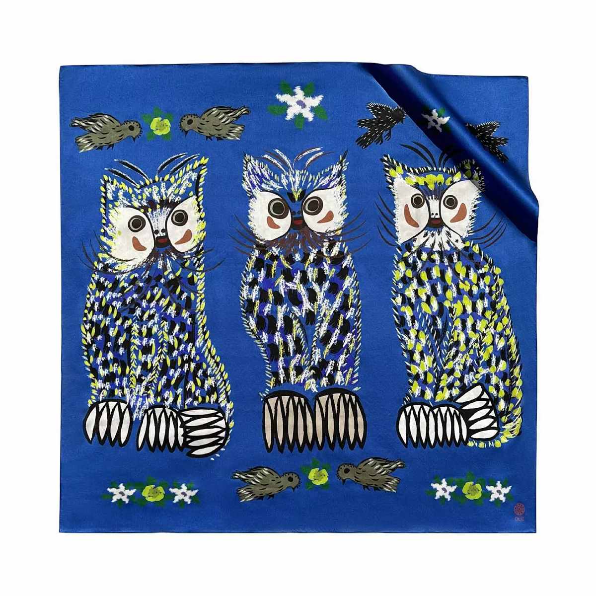 Хустка із зображенням розпису Поліни Райко &ldquo;Леопарди&rdquo;